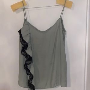 Green lace Zara cami ⚡️SEND BEST OFFER⚡️